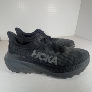 Hoka One One Challenger ATR 7 Women’s Trail Running Shoes Size 8B Black on Black
